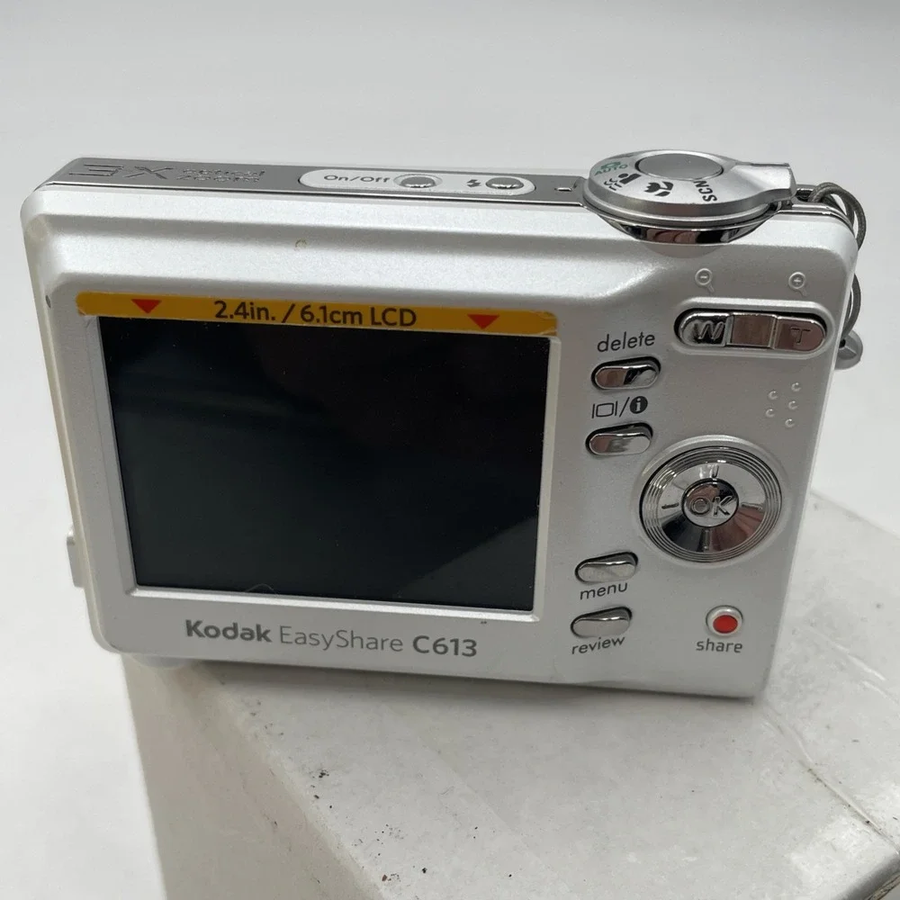 Kodak Easy Share C613 6.2 MP Digital Camera 3X Zoom+Battery+CD+SD Card+Manuals